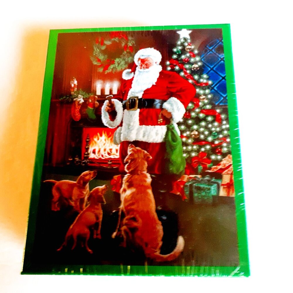 Brother Sister Jigsaw Puzzle 500 Pieces Christmas Party Santa Claus Dogs New